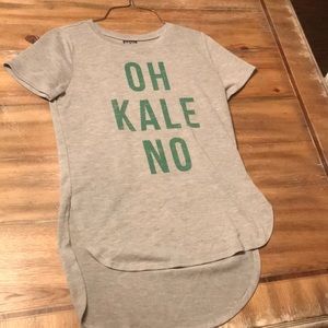 grey t-shirt with funny saying